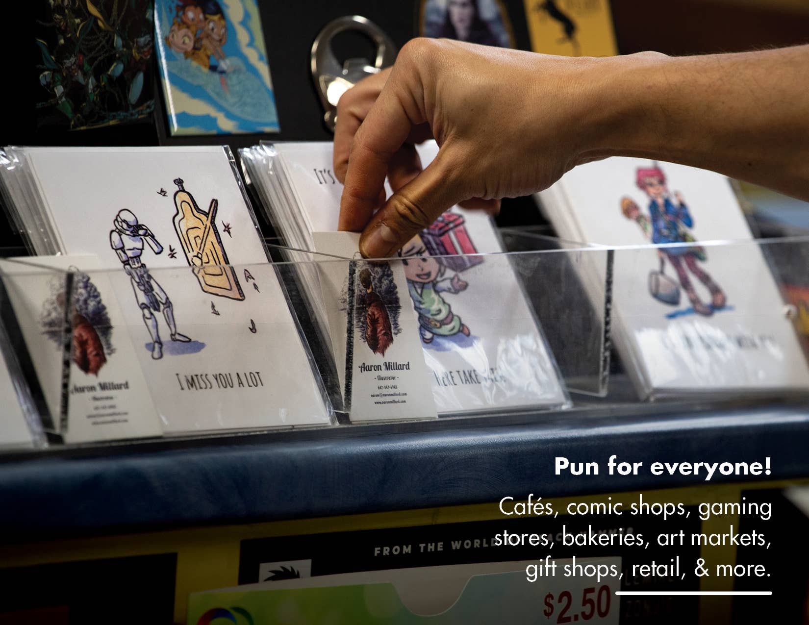 Aaron Millard Illustration - Vente Cartes d'anniversaire - « No Cake for YOU » - Carte d'anniversaire amusante Sitcom Meme7