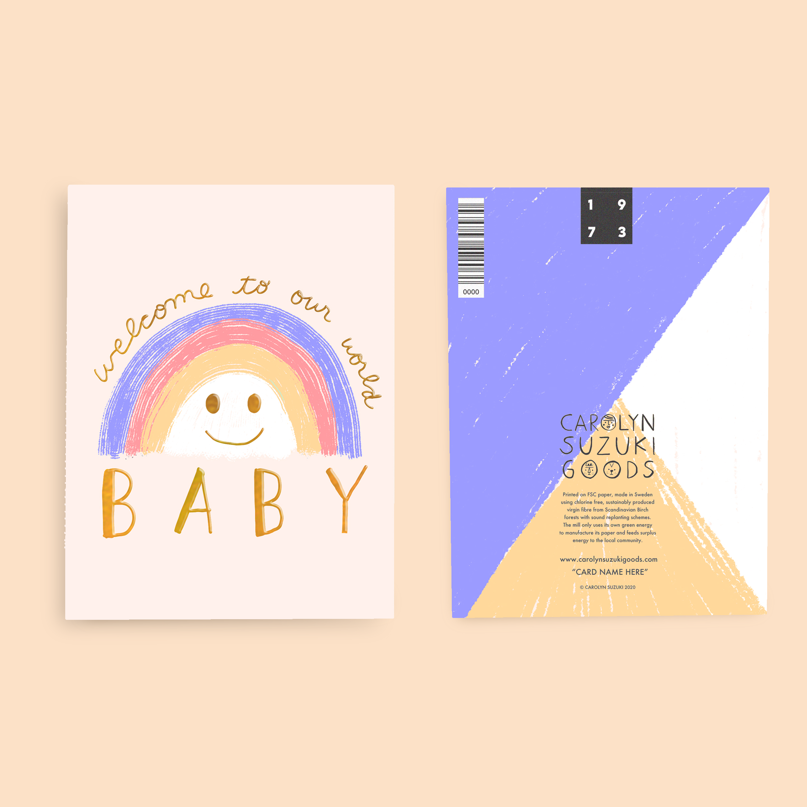 Carolyn Suzuki – Engroshandel Babykort – BABY RAYS - Baby Card1