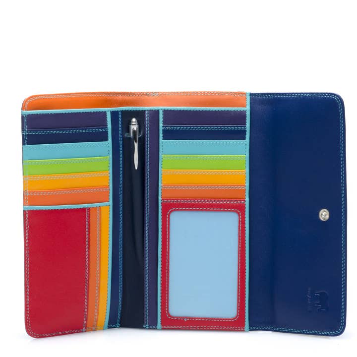 Tri-fold w/Outer Zip Purse - Black/Pace for wholesale by Mywalit