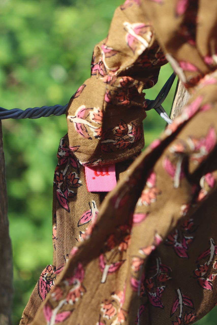 Maho - Wholesale Fashion Headband - Women's - Isa flowers Olive3