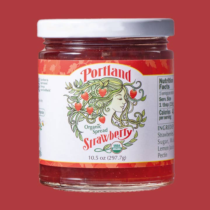 Portlandia Organic Spread- Strawberry for wholesale by Portlandia Foods