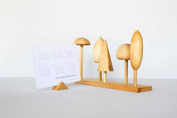 Wooden Story Sp. z o.o. – Großhandel Holzspielzeug – Kinder – Stapeltier „Baumkronen“ aus Holz1