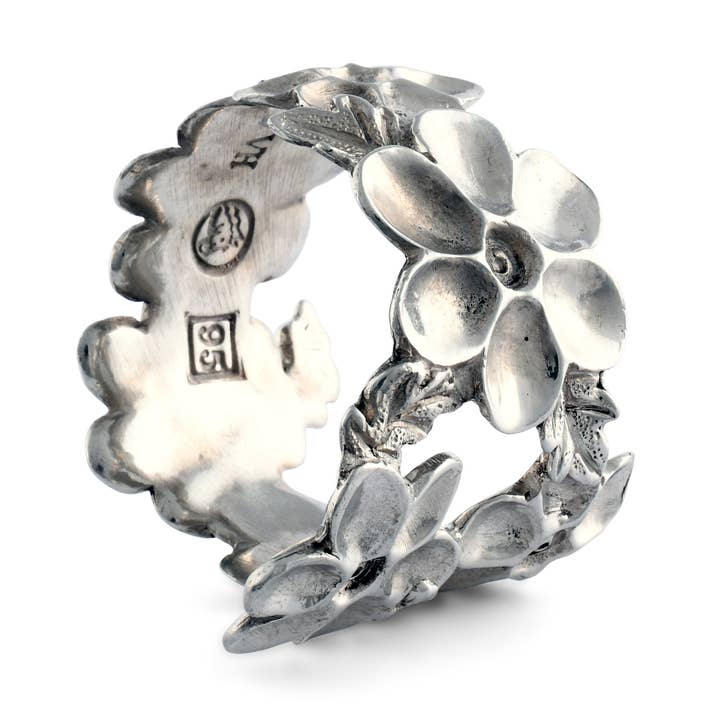 Lilacs Napkin Ring for wholesale by Vagabond House