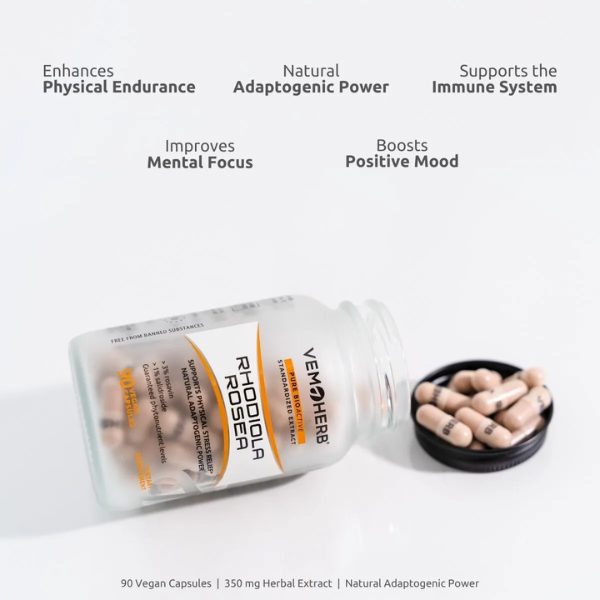 AlchePharma Naturals - Wholesale Oral Supplement/Vitamin - VemoHerb®Rhodiola Rosea1