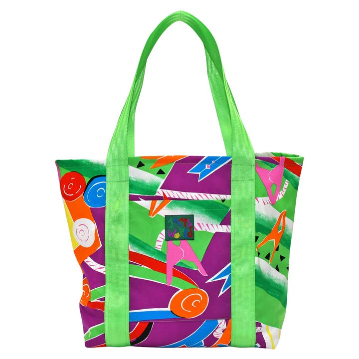 JAMS World - Wholesale Tote Bag - Women's - Jams World Lined Tote Bag - Hanger Swirl