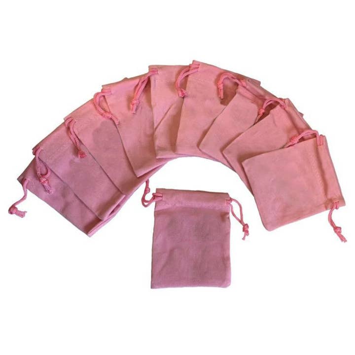Crystal Magick Wholesale Ltd - Vendita all'ingrosso Buste regalo - Sacchetti in velluto rosa