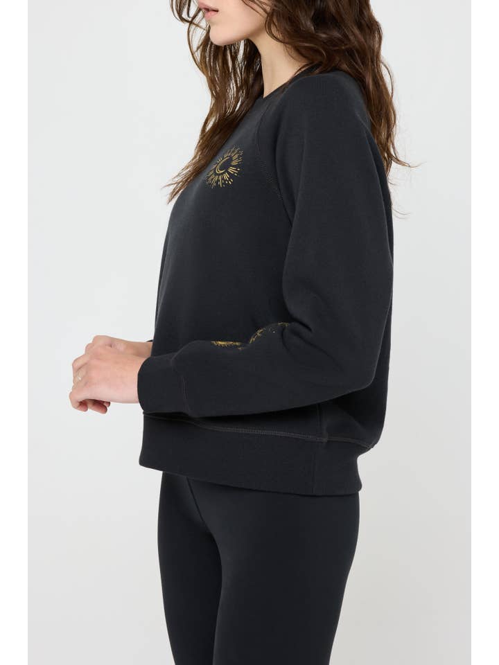 Sort Gold Dragon Forever Cozy Crew for engroshandel på Faire2