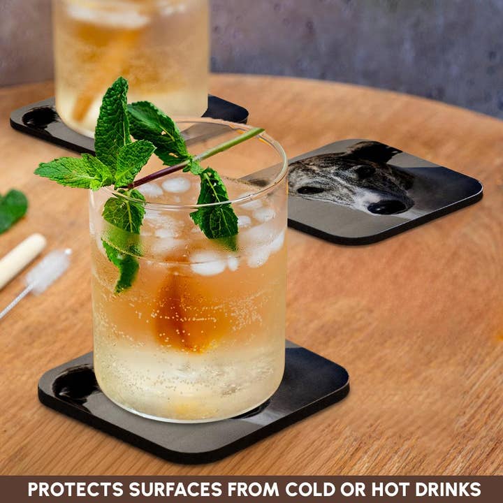 3dRose - Wholesale Coasters - 3dRose, Portrait of a Whippet, Coaster9