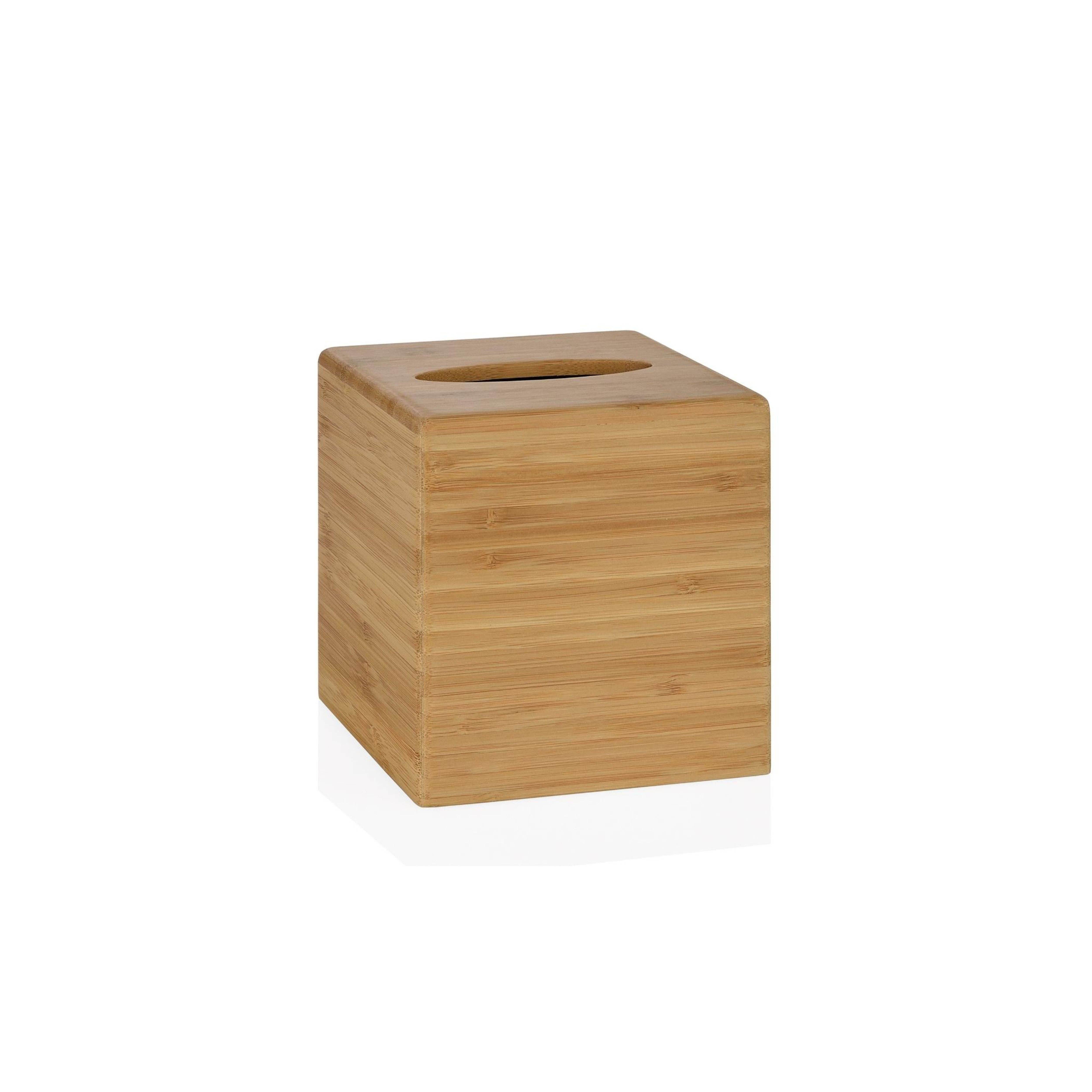 Andrea House – Großhandel Taschentuchbox – Braune Bambus-Taschentuchbox0