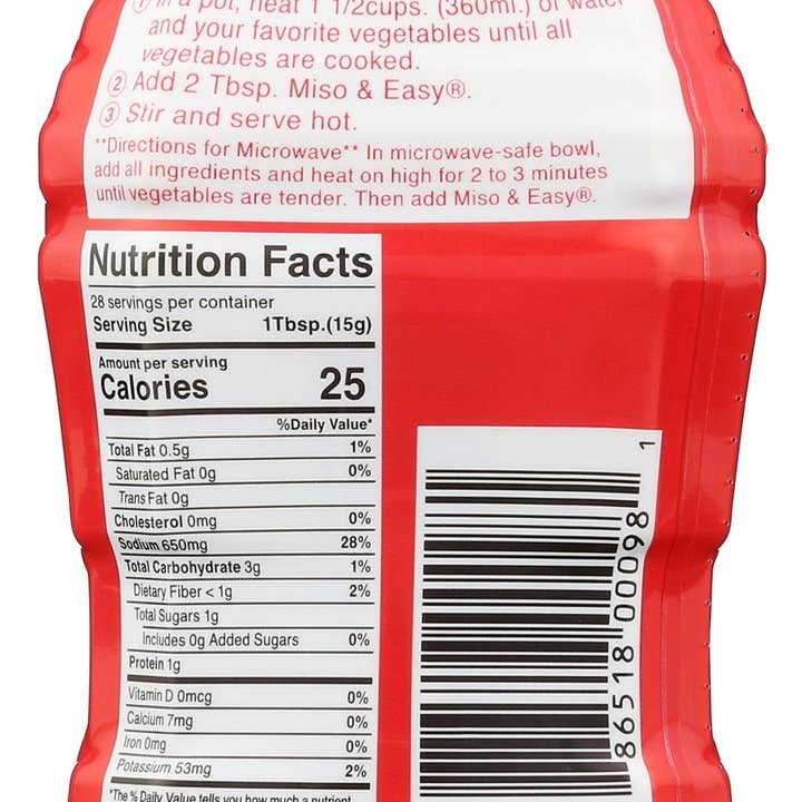 Everyday Supply Co - Wholesale Broth - Marukome Broth Miso Easy Orig - Case Of 101