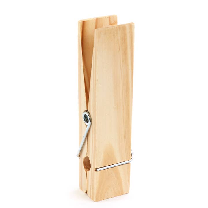 Factory Direct Craft - Wholesale Clothes Clips - 6" Large Wood Clothespin for Photos, Crafts, Home Decor4