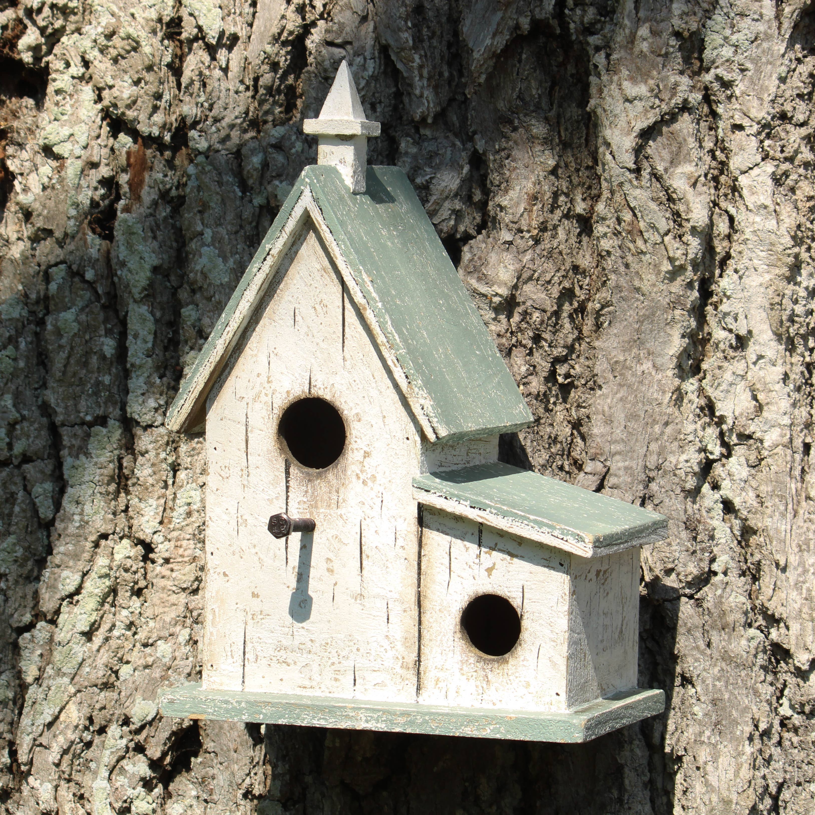 Originals International Ltd - Wholesale Bird House - Two-Tiered Green Bird House8