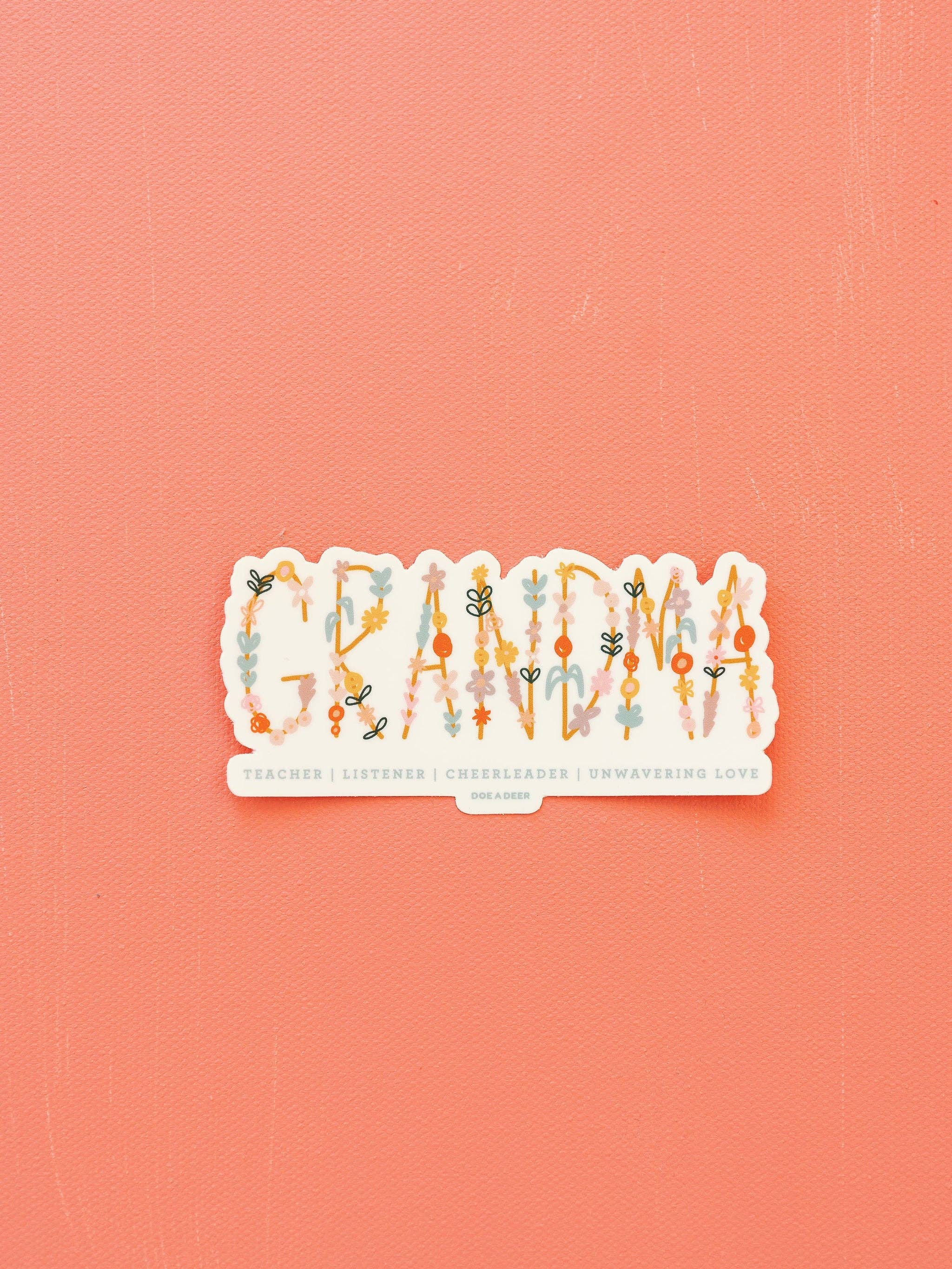 Doe A Deer – Großhandel Aufkleber – Oma-Aufkleber1