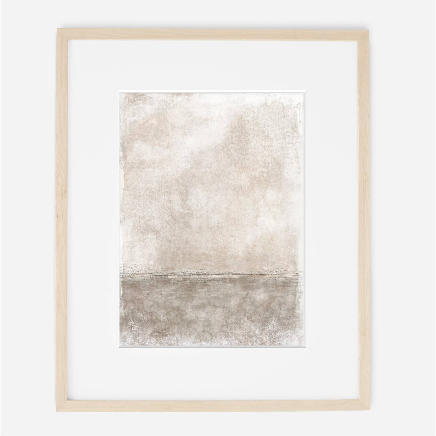 Jennifer Lorton Art - Vente Affiche d'art - Impression artistique Calm Seas - Abstrait monochrome neutre minimal3