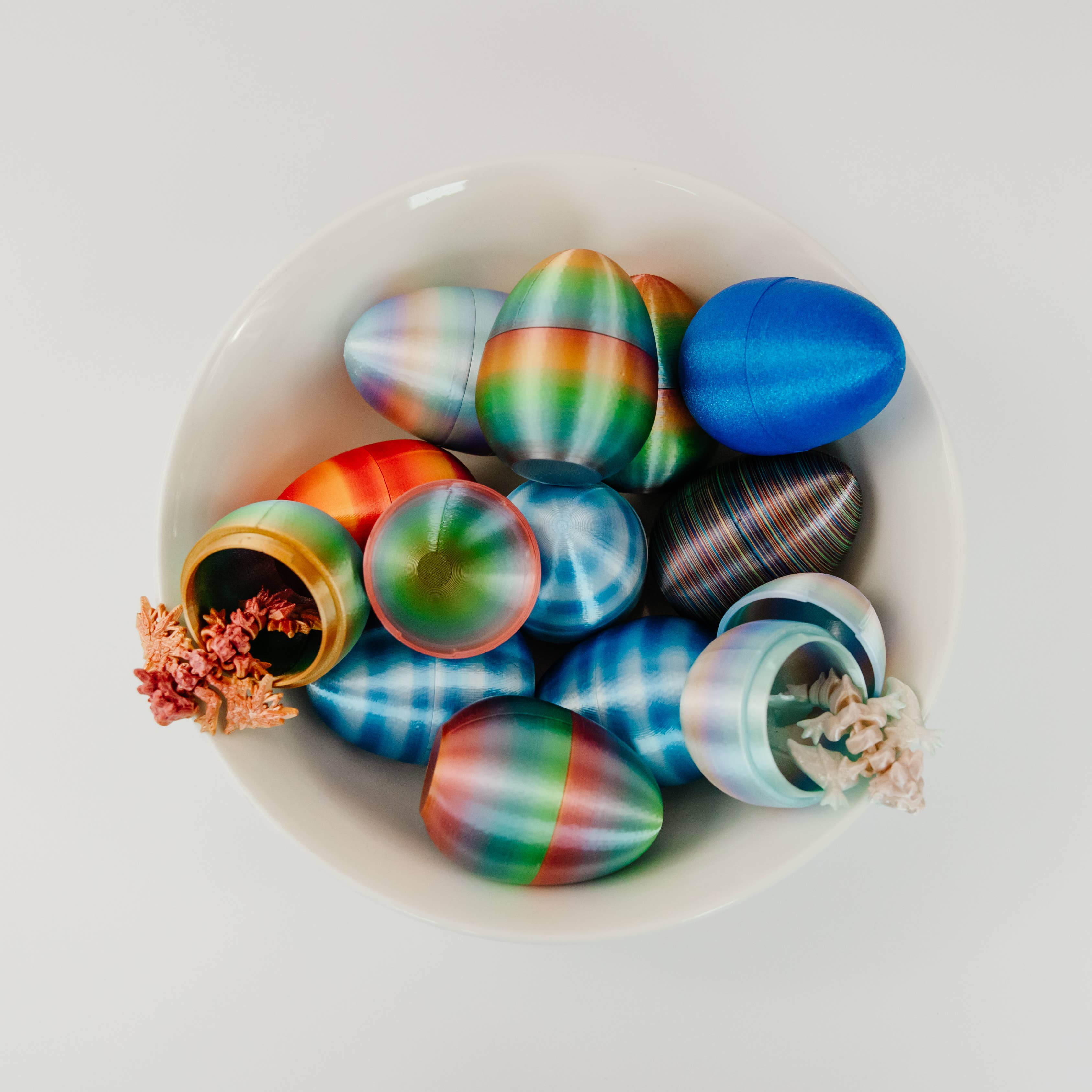 Ruby’s dragons – wholesale Figurine toy – Kids – Small 3D Printed Mystery Dragon Egg Sets – Assorted 6-Pack7