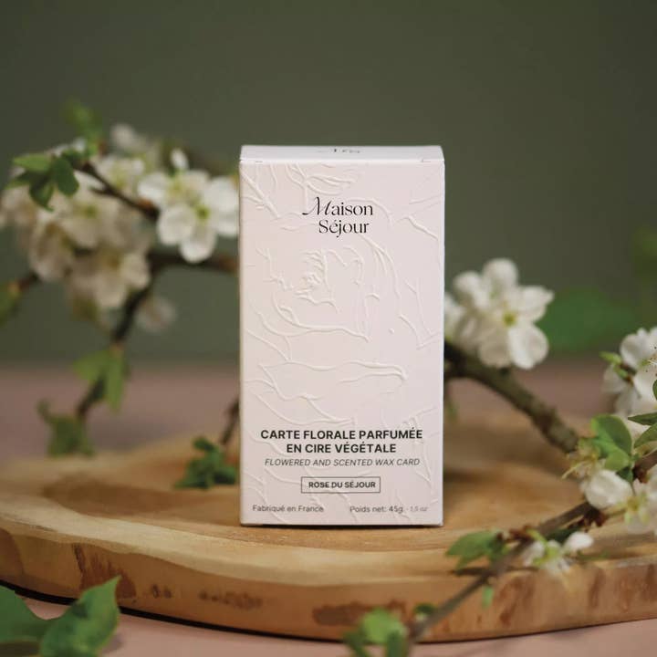 Maison Séjour - Wholesale Air Freshener - Scented floral card - Rose du Séjour3