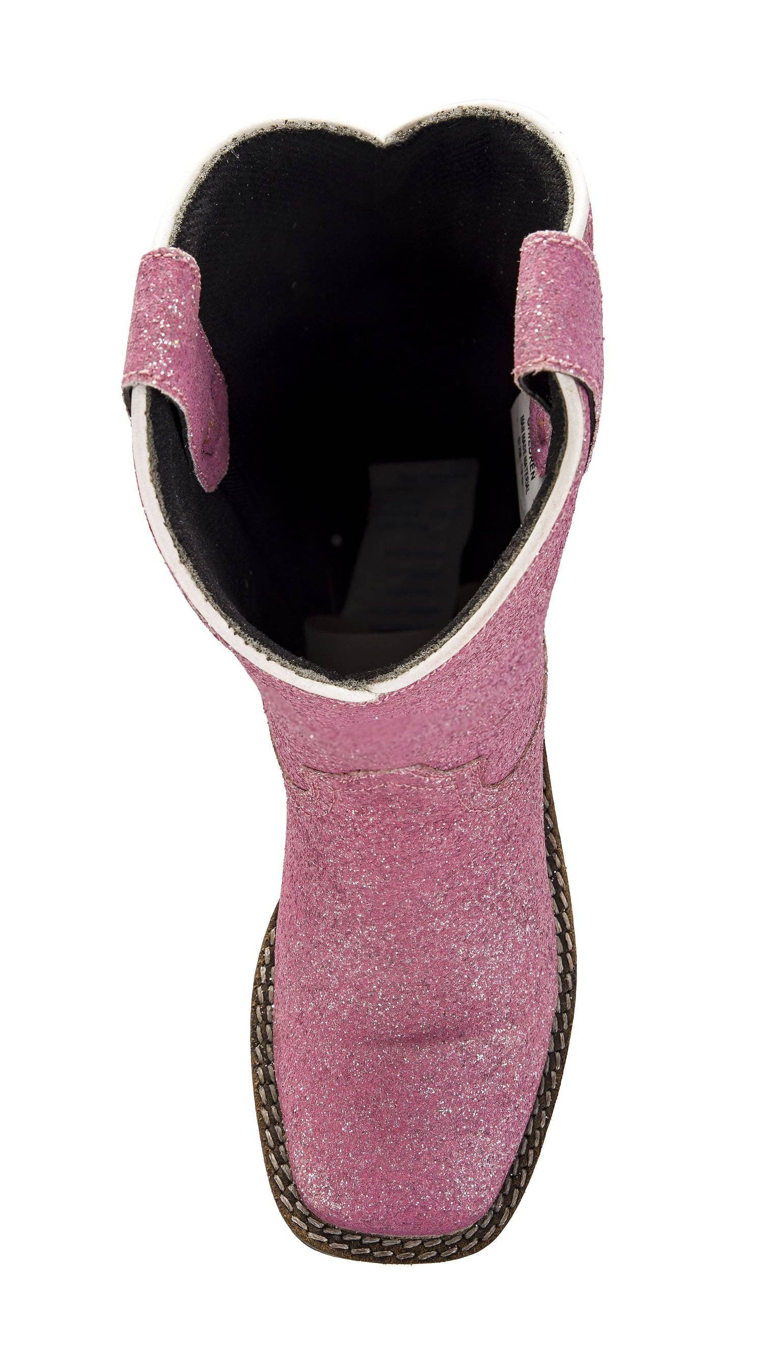 TuffRider Children's Pink Glitter Western Boot for wholesale on Faire2