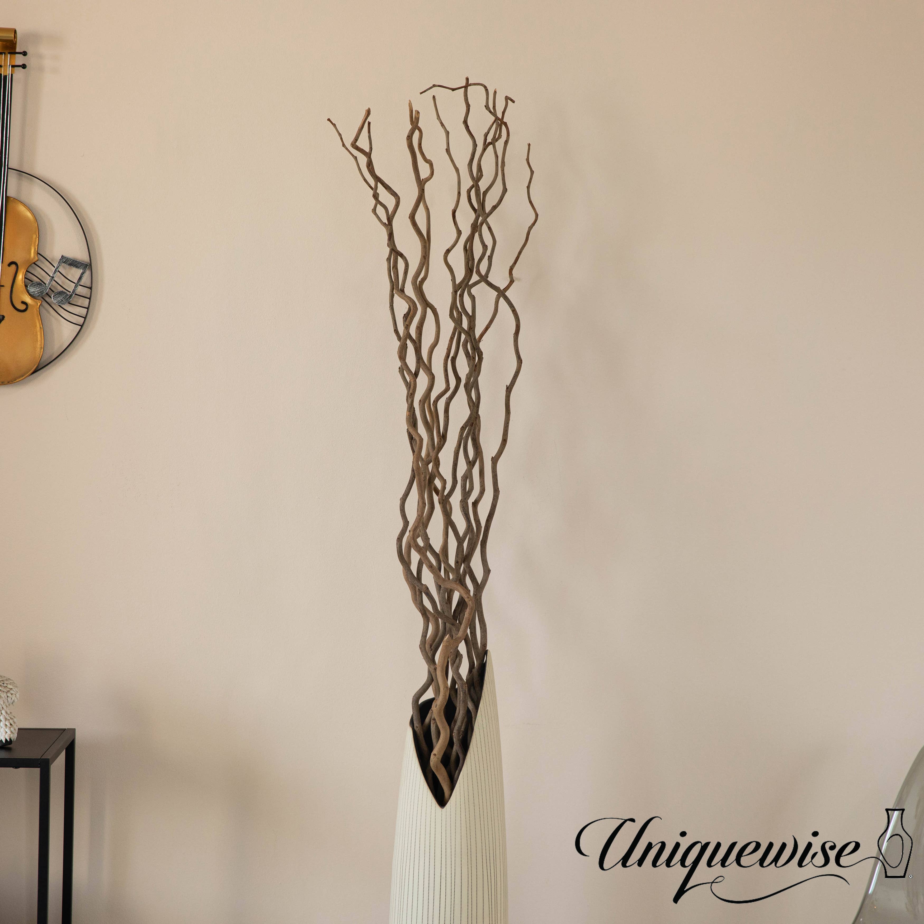 Quickway Imports - Vente Fleur séchée/pressée - Bâtonnets authentiques décoratifs naturels à branches sèches8