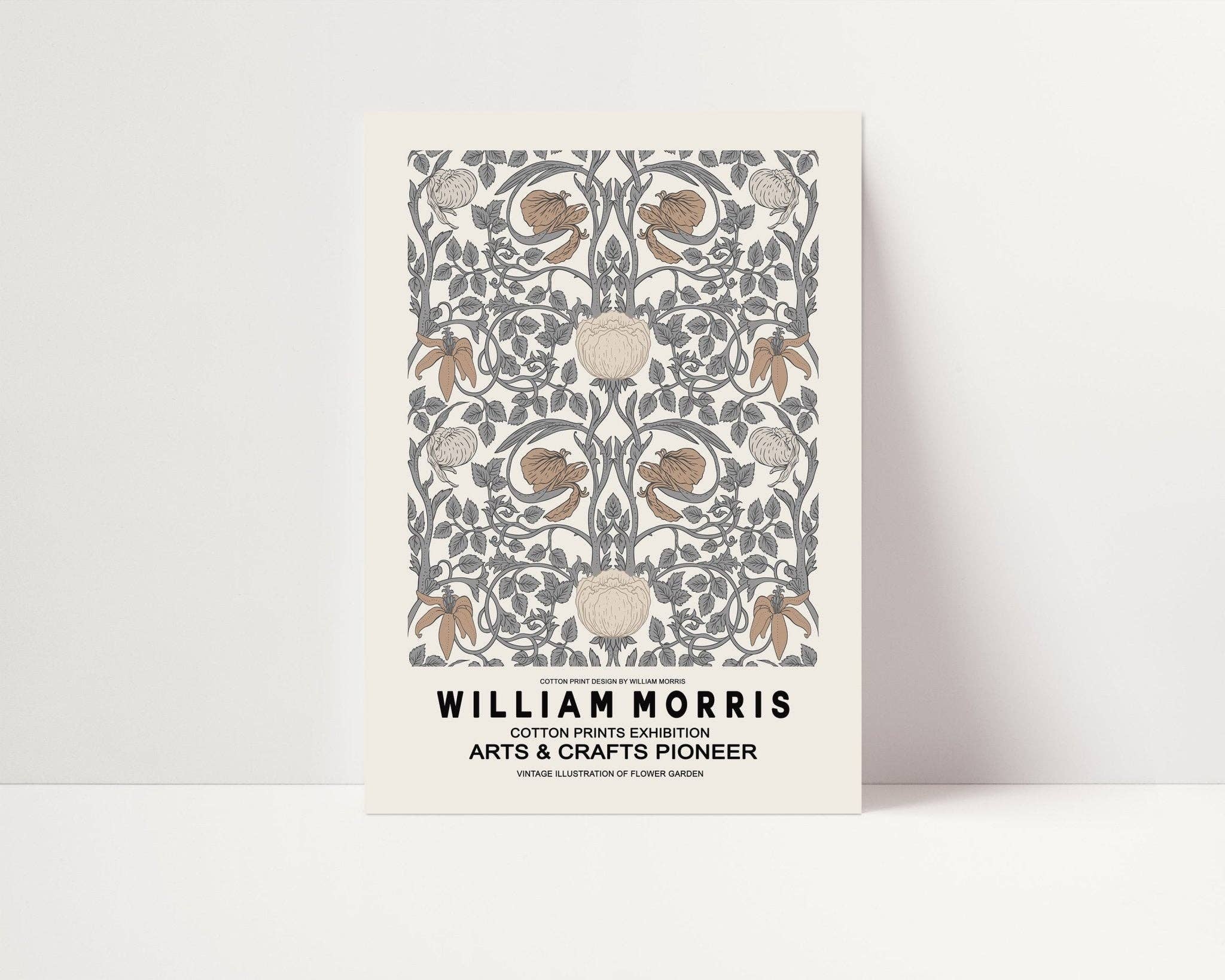 D'LUXE PRINTS - Wholesale Art Print - William Morris - Cotton Exhibition IV Print1