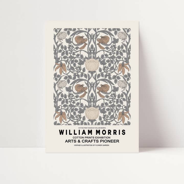 D'LUXE PRINTS - Wholesale Art Print - William Morris - Cotton Exhibition IV Print1