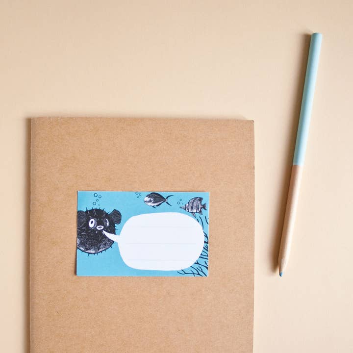 Katja Rub - Vendita all'ingrosso Adesivo - Set di 10 adesivi pesce palla1