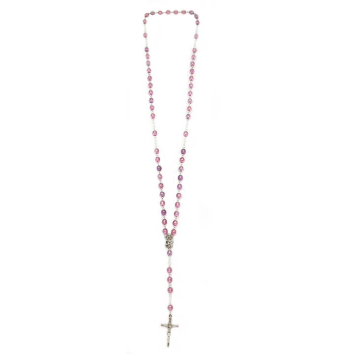 JABLONEX - Wholesale Prayer beads necklace - Lilac Rosary3