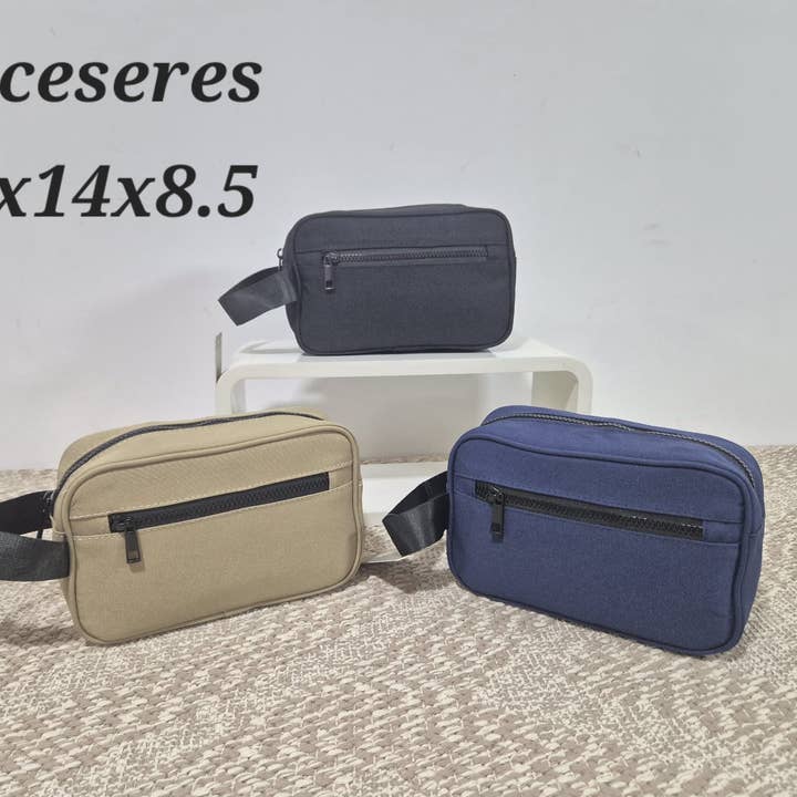 MIA LAROUGE - Wholesale Toiletry Bag - Unisex - UNISEX TOILETRY BAG
