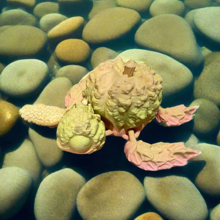 Pompoen schildpad voor wholesale door The 3D Printiverse