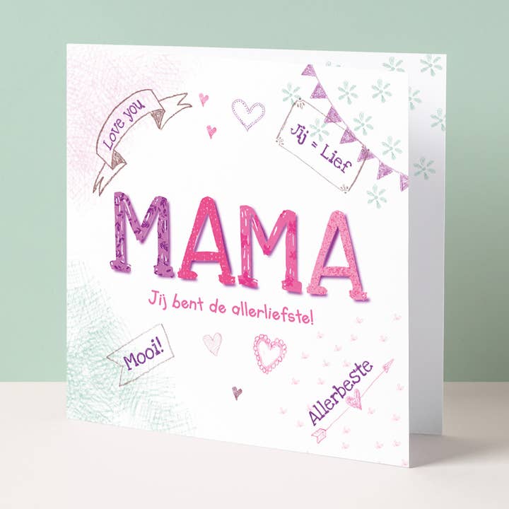 Biglietto d'auguri | Festa della mamma: Mamma carissima per la vendita all'ingrosso da parte di Studio Poppybird