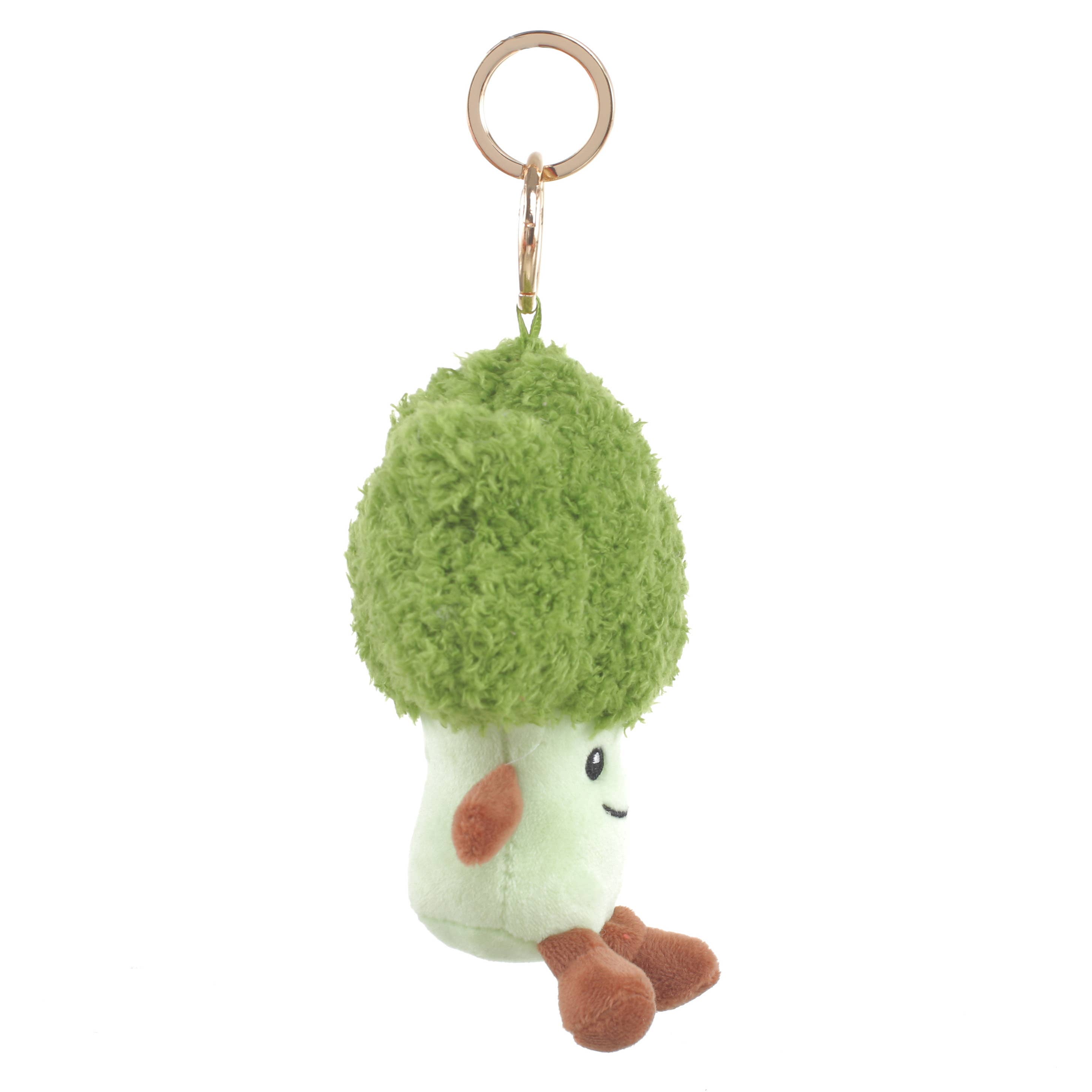 Bessie London - Wholesale Keychain - Women's - PLUSH BROCCOLI BAG CHARM3