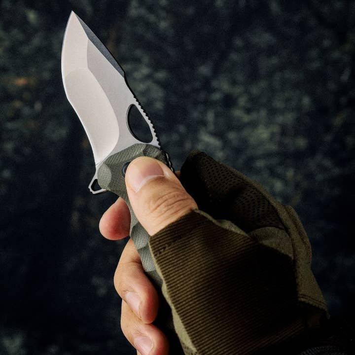Shokunin USA - Wholesale Pocket Knife/Holder - Navigator CTS XHP Steel Pocket Knife With Clip & G10 Handle