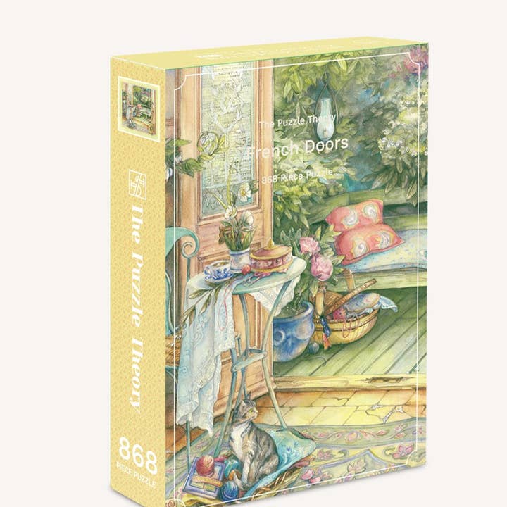 The Puzzle Theory - Wholesale Puzzle - Adult - Kim Jacobs French Doors - 896 Piece Puzzle1