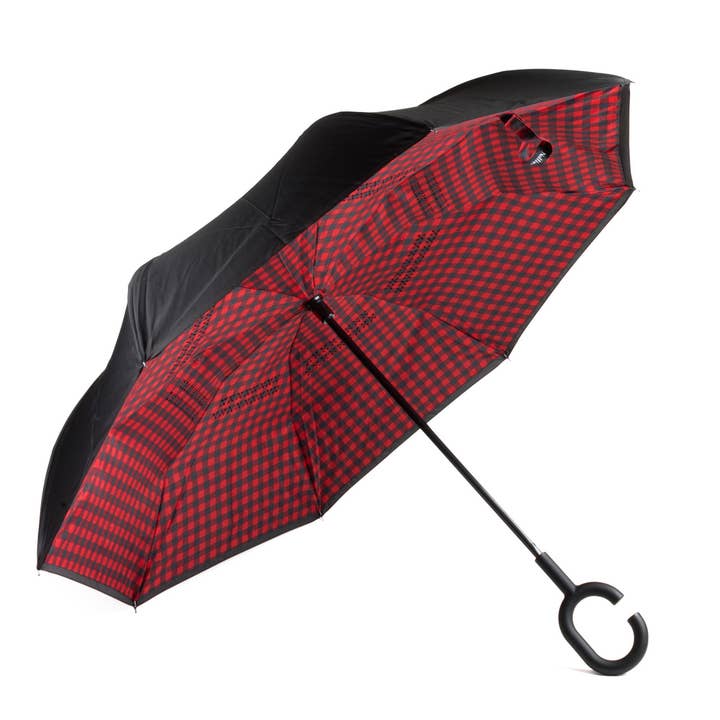 Inverted Gingham Checkered Umbrella and other Purchase Wholesale tartan umbrella. Free Returns & Net 60 Terms on Faire trending on Faire.