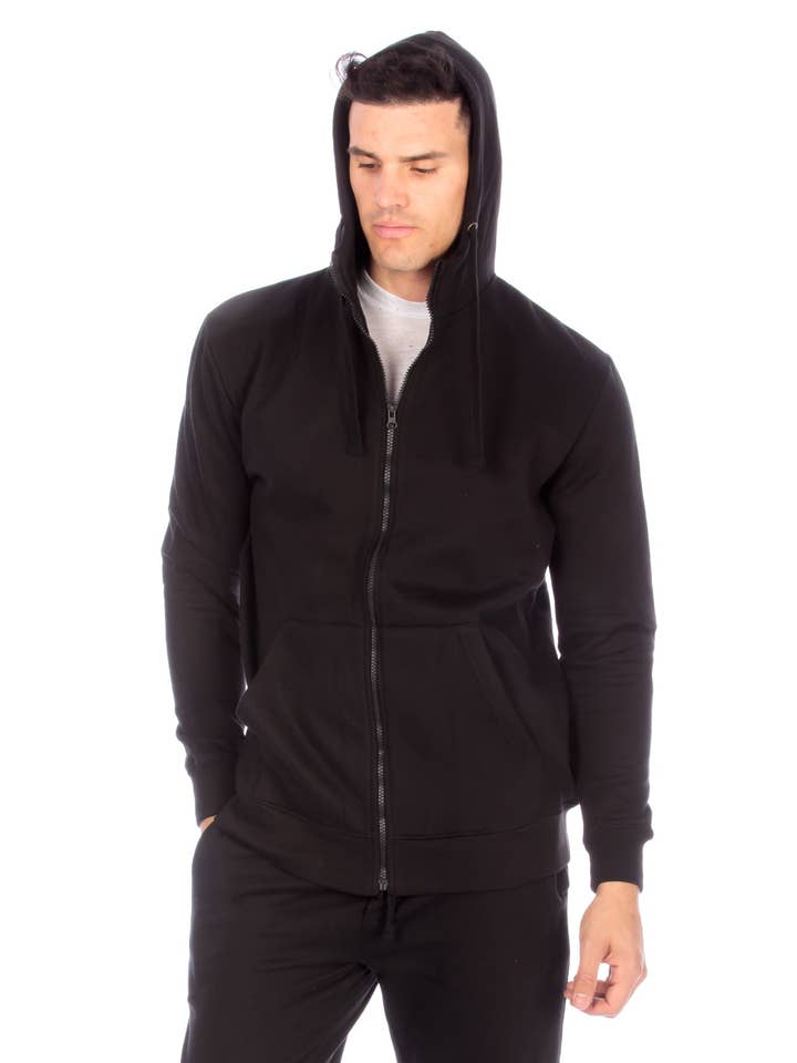 Hawk's Bay - Wholesale Hoodie - Men's - FLEECE ZIPPER HOODIE -
