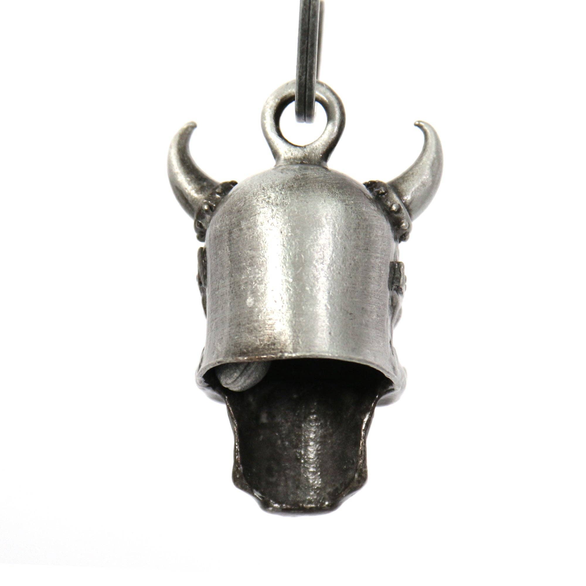 ARGENT Cloche en cuir Hot Leathers Viking Skull Red Stones BEM1021 en vente sur Faire3