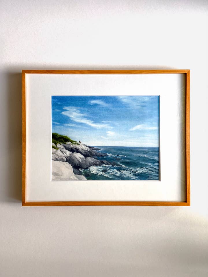 "Looking Back" a Landscape Fine Art Print Reproduction for wholesale by Lauren Knollmeyer Studio