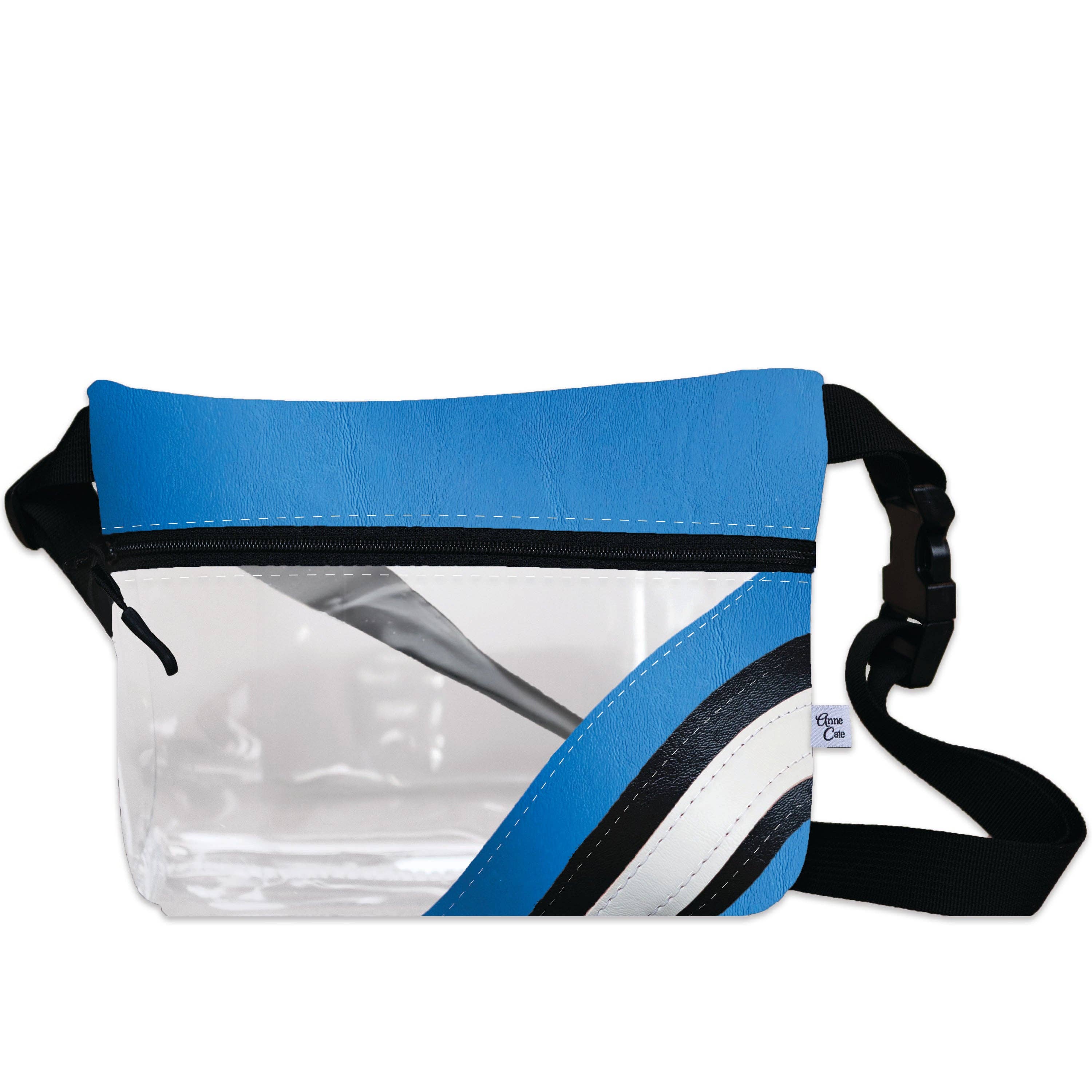 Anne Cate - Wholesale Belt Bag - Unisex - Football Stadium Clear Stripe Game Day Fanny Pack3