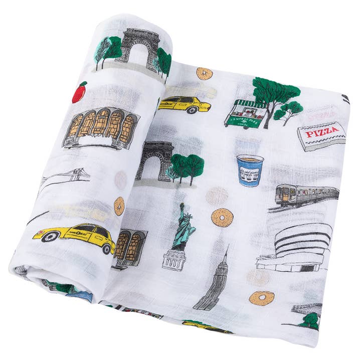 Little Hometown - Wholesale Swaddle - Baby - New York City Baby Swaddle Blanket (Unisex)