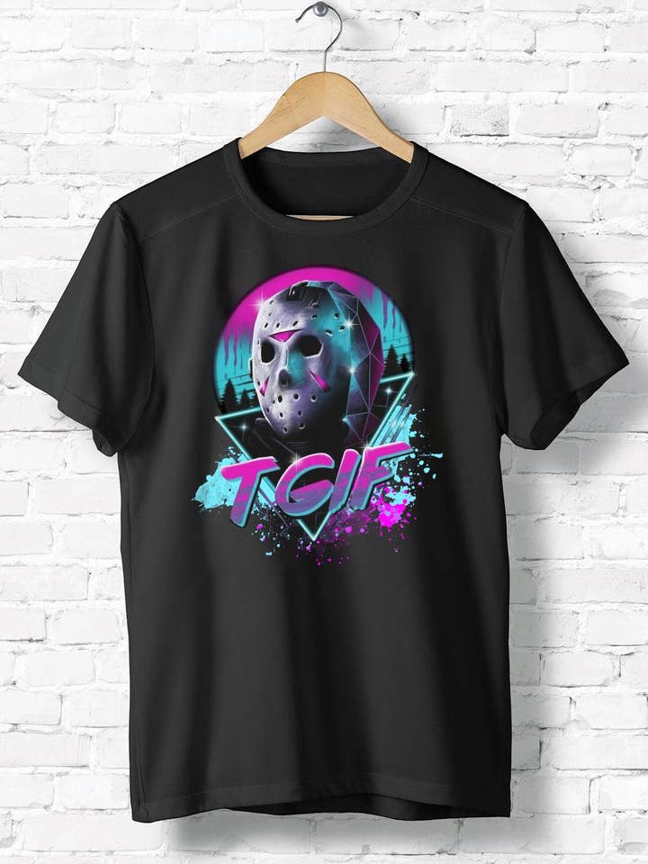 TGIF Friday The 13th Jason Voorhees Shirt, Horror Killer for wholesale by iBuyCanvas