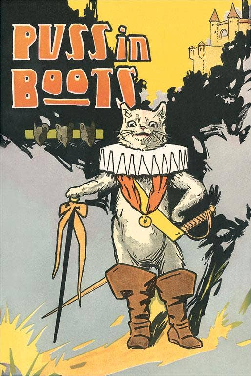 Found Image Press - Wholesale Magnet - Magnet KF-516 Puss in Boots0