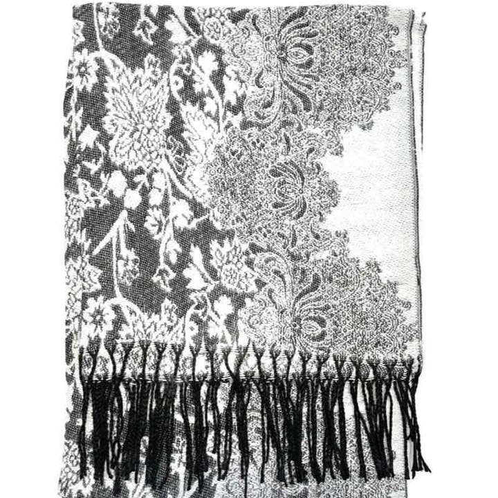 LINETA - Wholesale Scarf - Women's - Fringe scarf6