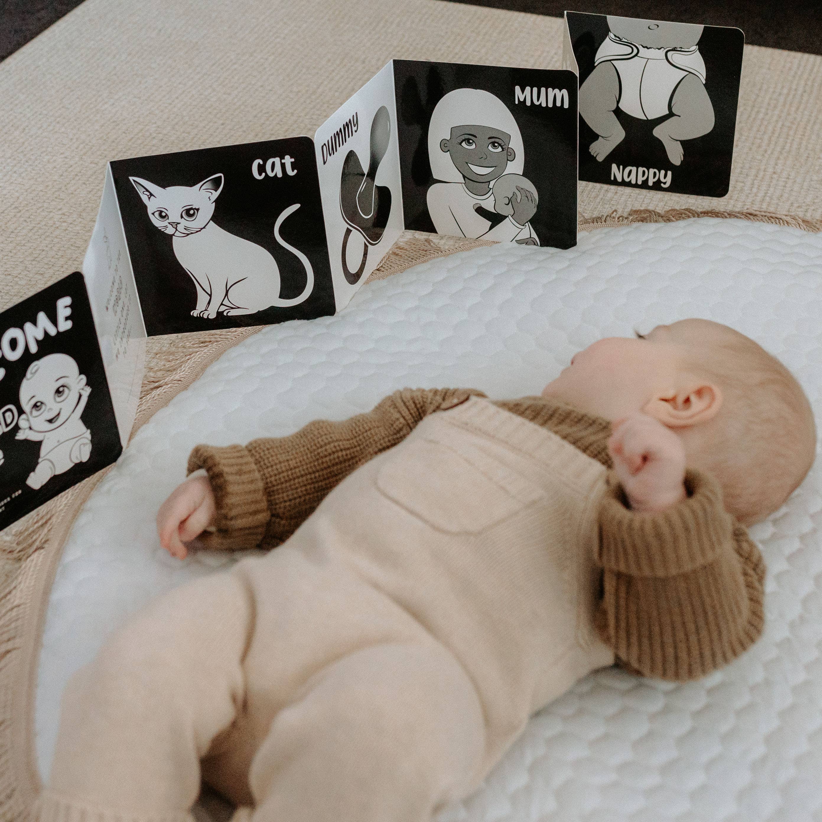 Young Wonderer - Wholesale Baby & Toddler Book (0-2) - Welcome To The World Little One Black and White Baby Book4