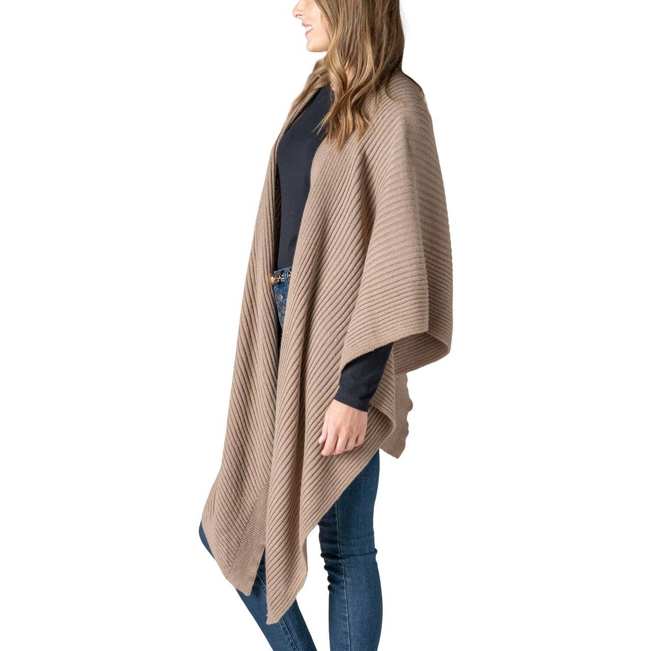 DM Merchandising - Wholesale Tunic Sweater - Women's - Allthreads Heritage Sweater Wrap Open Stock14