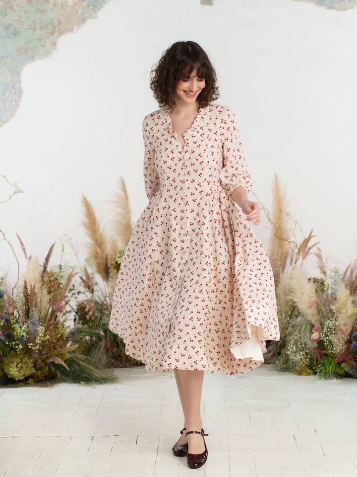 Mon Cheri Ophelia Dress, 3/4 Sleeve for wholesale on Faire2