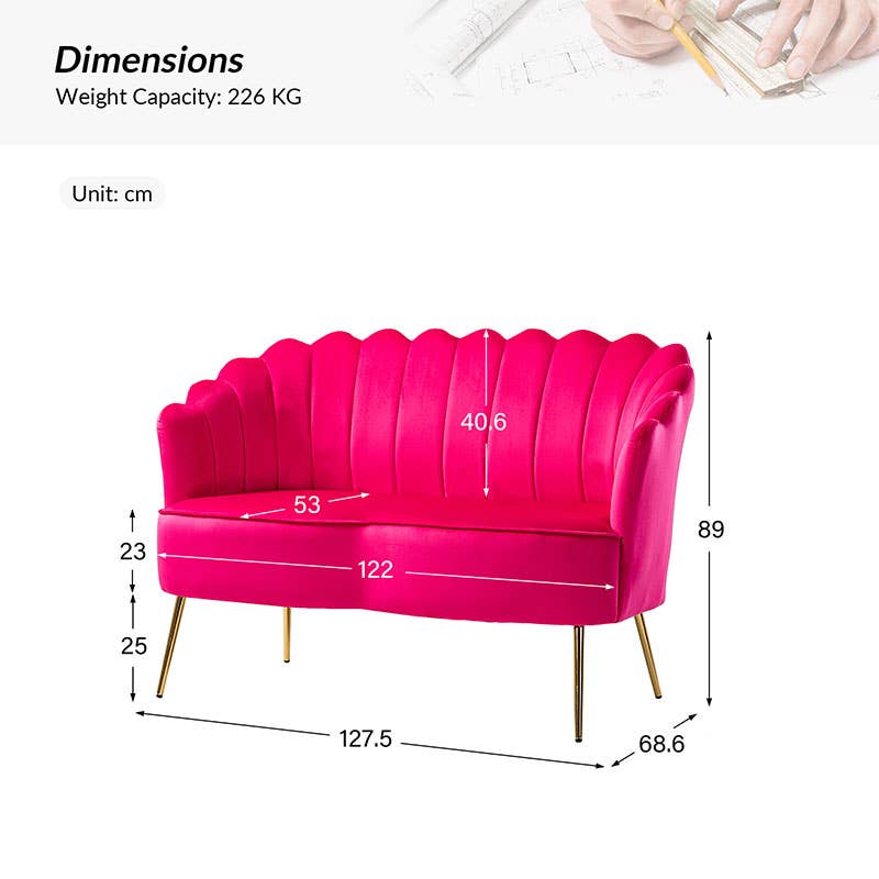 Karat Home - Wholesale Sofa - Donata Loveseat9