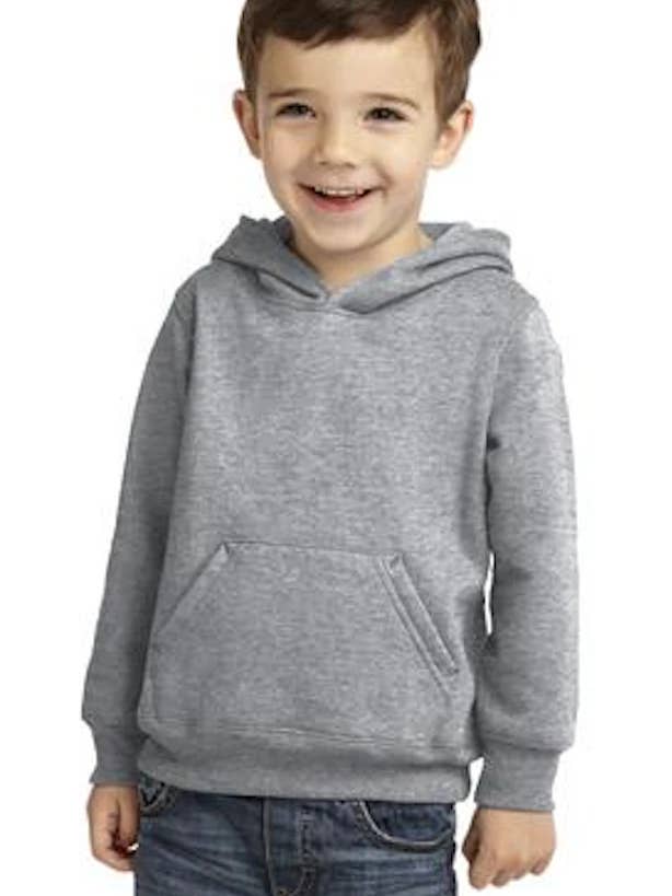 Custom Designed - Hoodie Sweatshirt (Athletic Gray) Toddler, Port & Company, Fleece Pullover for wholesale by Inklusive Printing, Designs & More