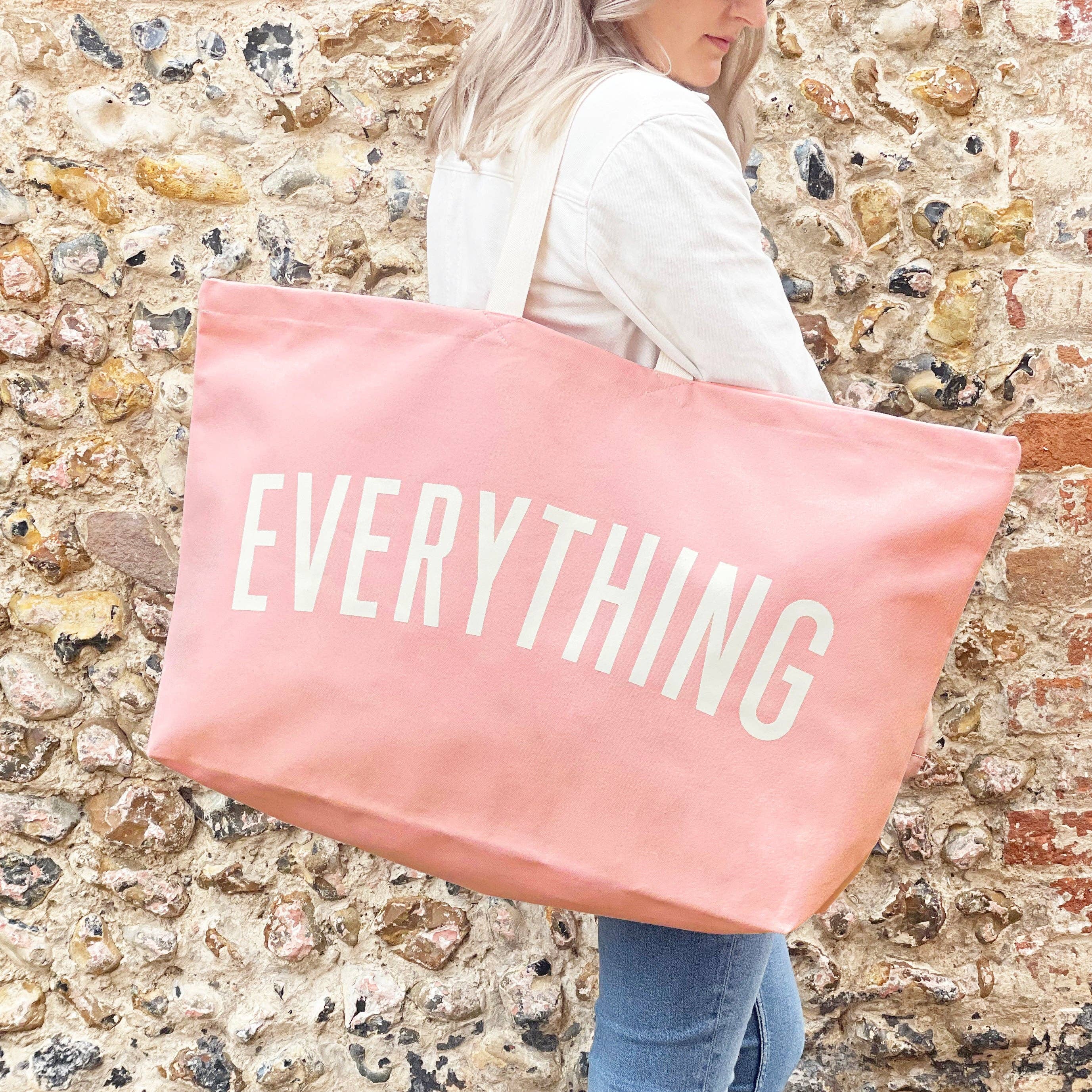 Alphabet Bags - Wholesale Tote Bag - Women's - Everything - Pink REALLY Big Bag2