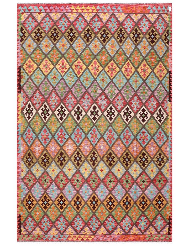 Maimana Afghanistan Kelim Matta - 357 x 235 cm för wholesale av Imaco Rugs
