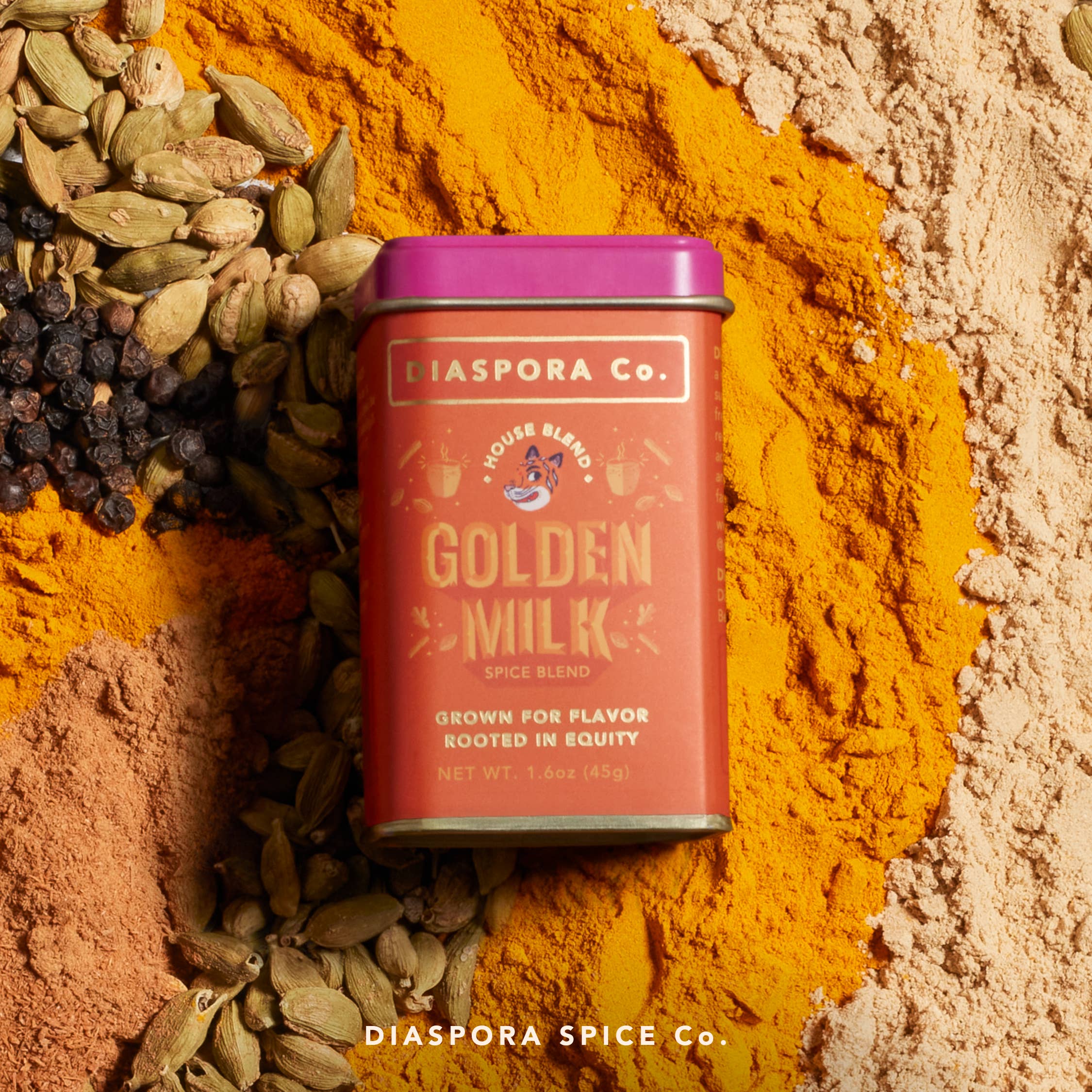 Diaspora Spice Co. - Wholesale Beverage Mix - Golden Milk (Spice Blend) - For Turmeric Lattes & Baking