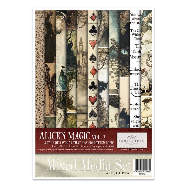 ITD Collection - Wholesale Craft Supplies - Creative set MS050 - Alice's Magic - a world without logic-21